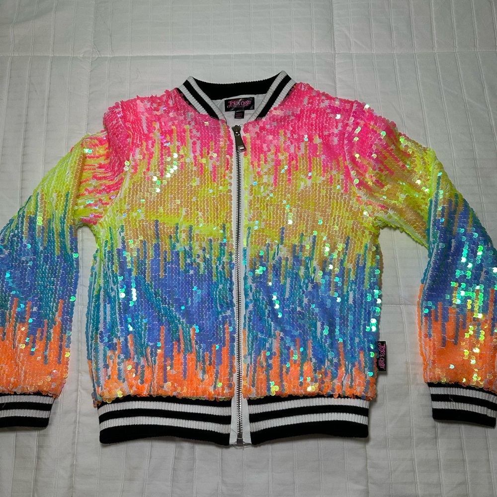JoJo Siwa Rainbow Sequin Jacket